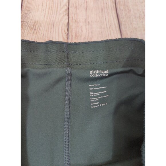 GIRLFRIEND COLLECTIVE Women's Moss Trail Shorts Athletic Pockets Size Large READ - Picture 4 of 6